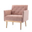 Gus Velvet Armchair-1296557524