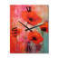 Horloge murale Fiacre - Coquelicots surdimensionnée-1656584384