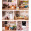 Wooden Doll House with Light