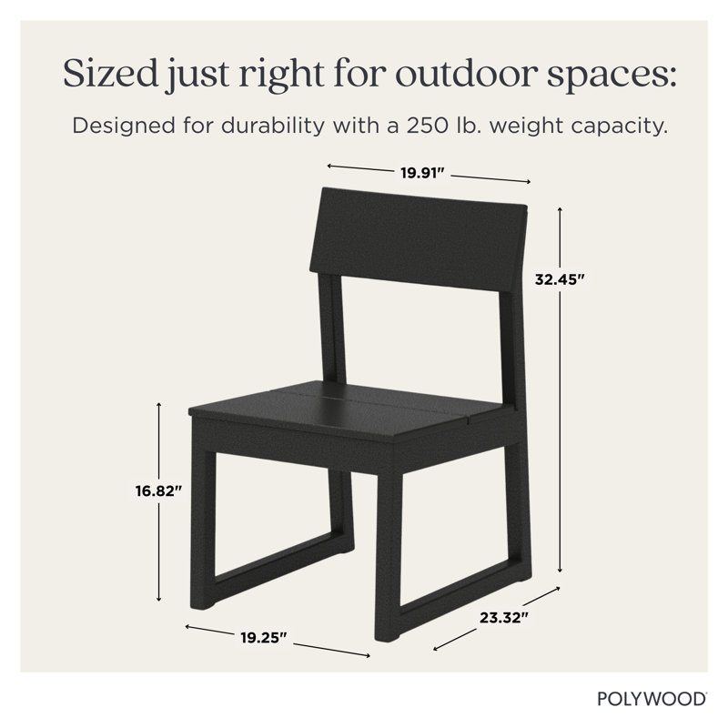 EDGE Dining Side Chair, Mahogany