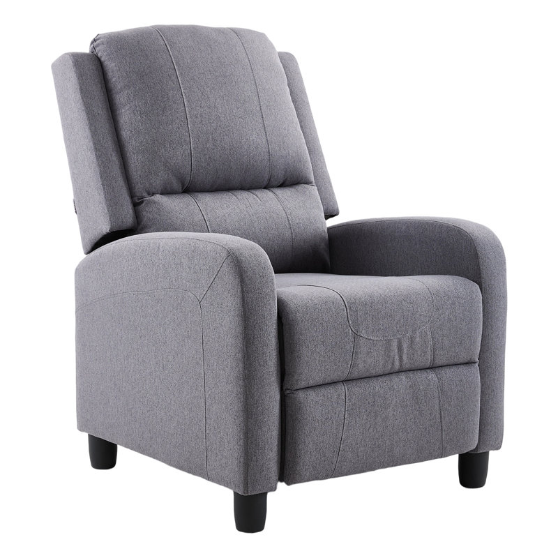 Single Recliners Recliner Armchair Reclining Chair, Grey