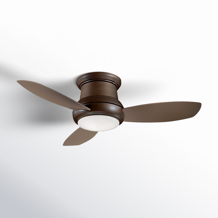 44" Concept II 3 - Blade LED Propeller Ceiling Fan with Remote Control and Light Kit Included