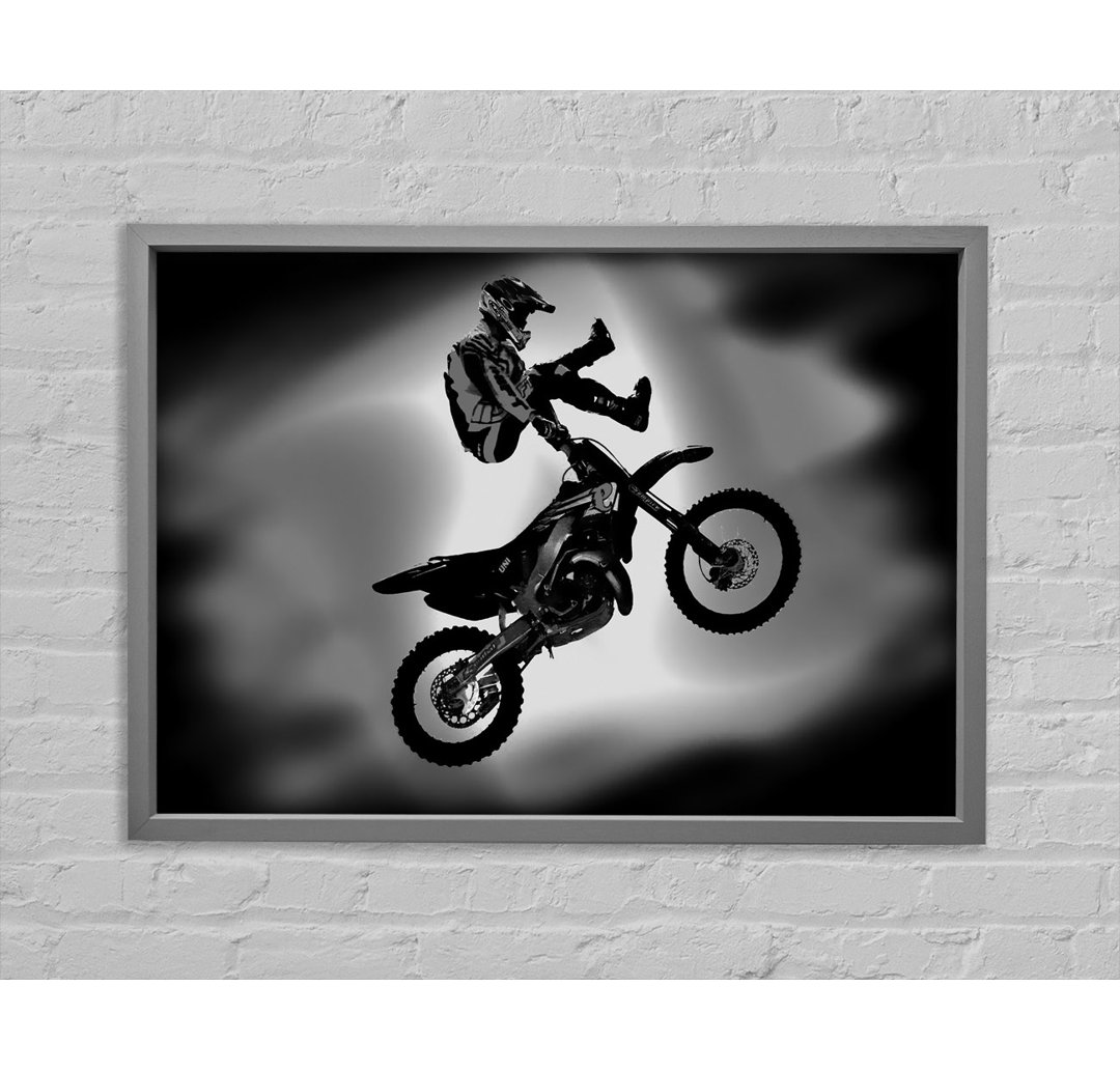 Free Style Motocross B N W - Druck