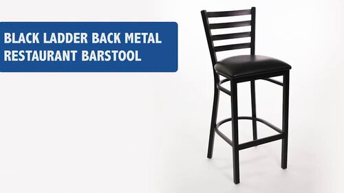 Cherry Wood Barstool Flash Furniture 30'' High Swivel Seat with Black Leather