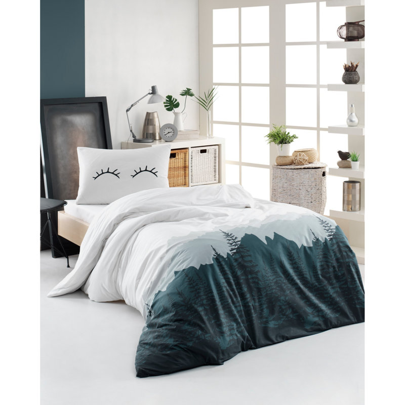 Ensemble de housse de couette 100% coton 3 pièces Ethanjames