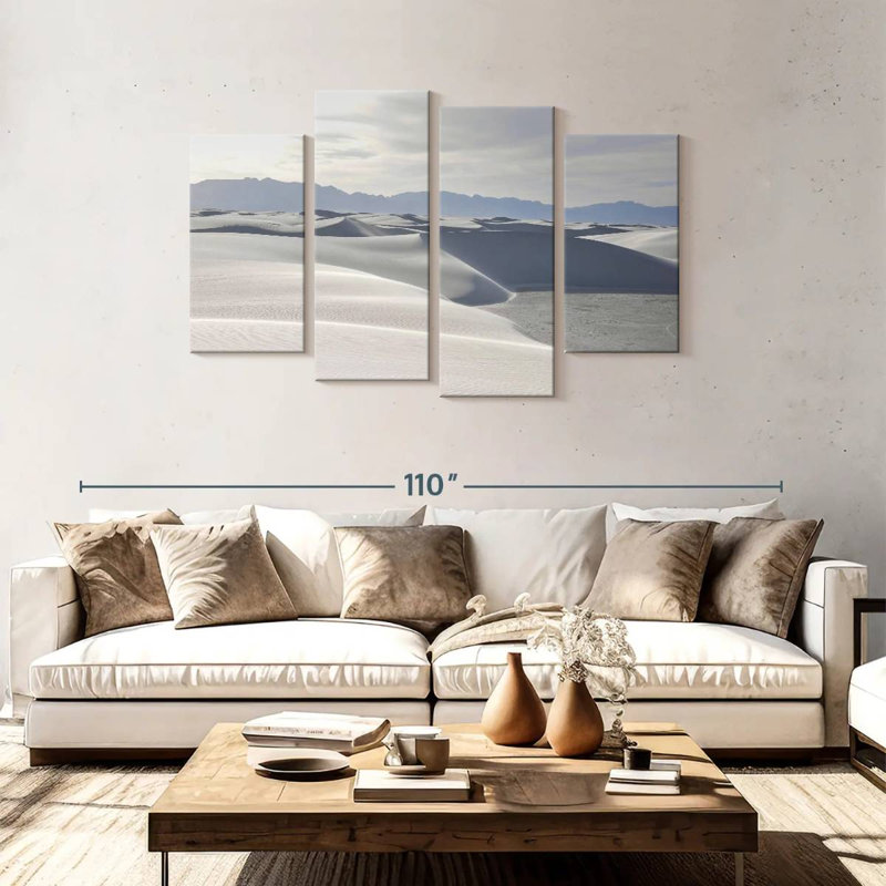 Alvord White Sands, Nouveau-Mexique, H 48 po x l 75 po