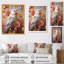 Perroquets rétro, fleur de paradis 1, art mural perroquet-994371767-994371766