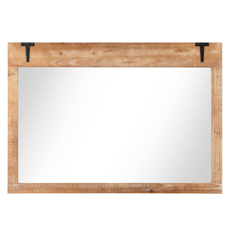 Solid Wood Rectangle Wall Mirror