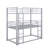 Metal Twin Size Triple Bunk Bed-1248185672