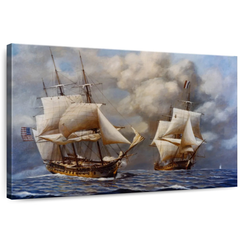 Mehar Naval Battle, 30" H x 45" W
