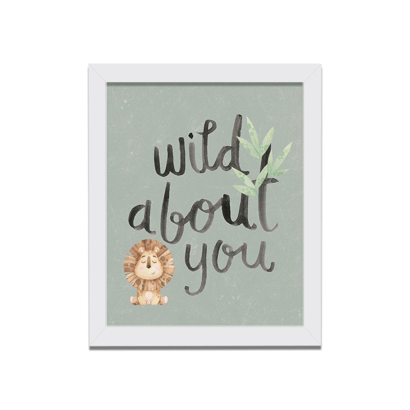 «Wild About You», art encadré, H 14 po x l 11 po x P 1 po