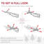 5ft Unlit Artificial Christmas Tree Pencil Slim White Xmas Tree with Solid Stand Realistic Branches for Indoor Holiday Decor
