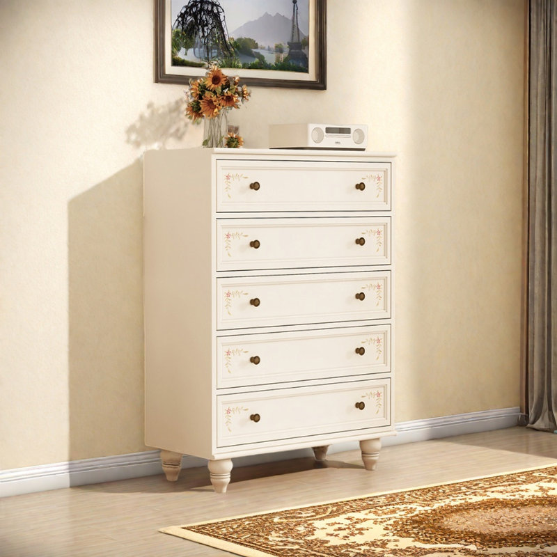 Retro Country Simple Painted Accent Chests