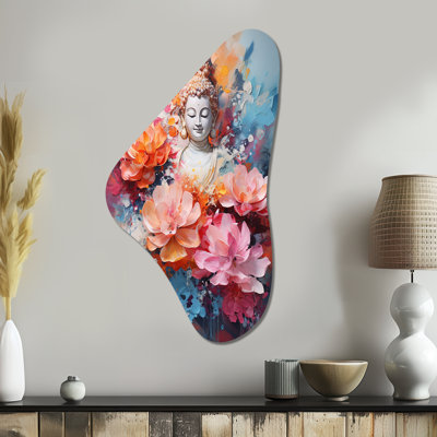 Teig - Meditation Boomerang Shape Metal Wall Sculpture