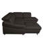 Natron Leather Corner U-form Sofa with Sleeping Function and Storage -1386685650-1386685651