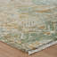 Tapis doré noué à la main Labriola Seafoam-1041240789