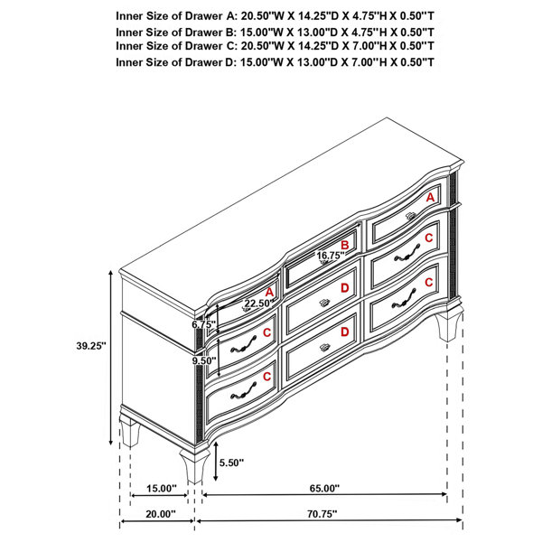 Dimensions du produit