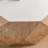 38"Three-Dimensional Embossed Pattern Design American Retro Style Coffee Table
