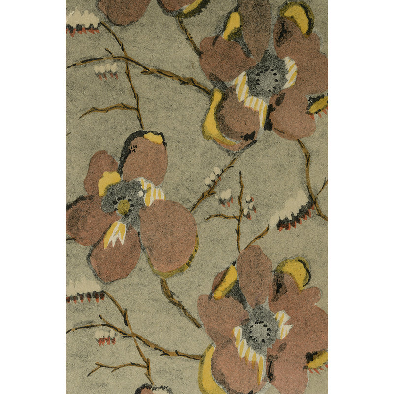 «Delicate Deco Pattern II» par Baxter Mill - peinture sur toile tendue, H 30 po x l 20 po