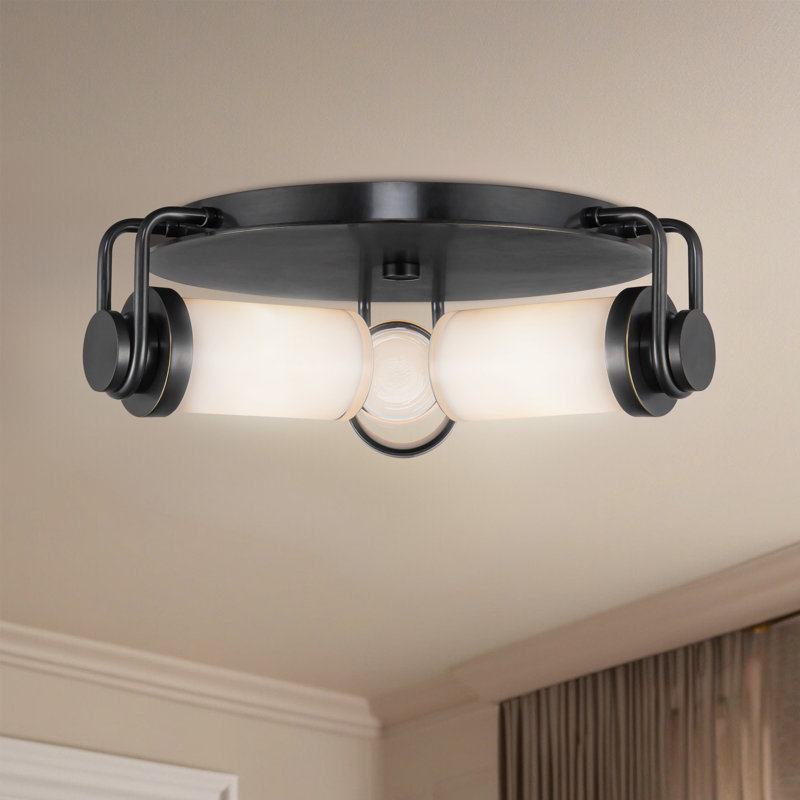 Wynwood 3 - Light Semi Flush Mount, Urban Bronze