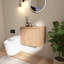 Armoire de salle de bain murale 24 po avec 2 portes à fermeture douce et tablette réglable