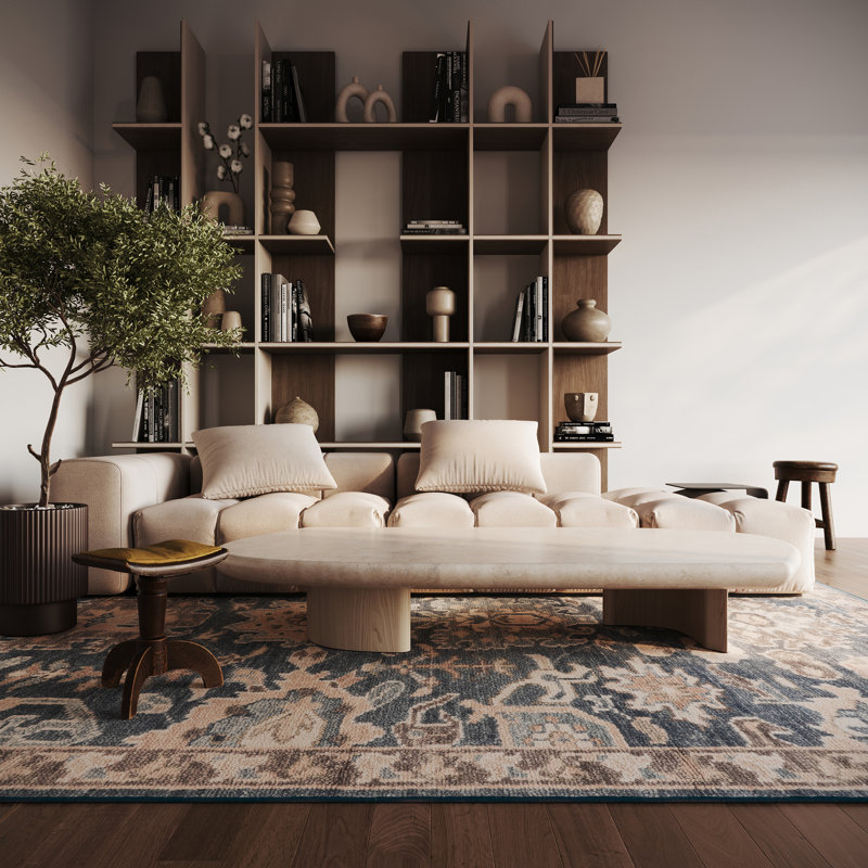  Tapis en laine noué à la main Tirelle, Rectangulaire 2 pi x 3 pi