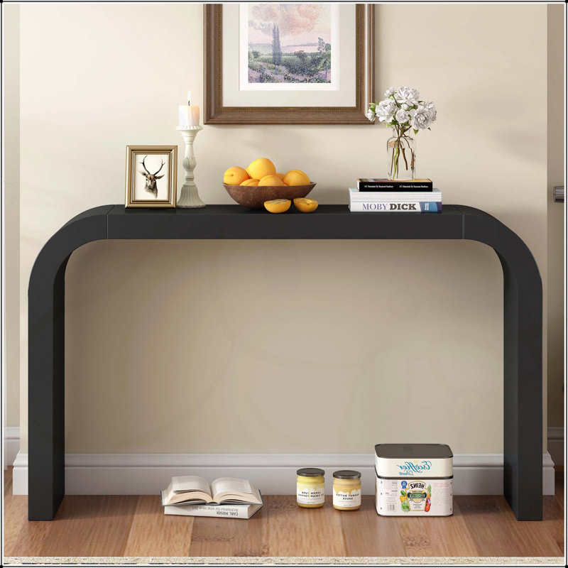 Console moderne et minimaliste Mirod, conception élégante et polyvalente pour le salon, le couloir et la chambre à coucher, structure robuste et stable