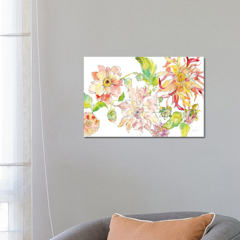 Dahlia Delight Of The Day I by Kristy Rice - Wrapped Canvas Print, 66.04 cm H x 45.72 cm W x 1.91 cm D