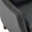 Fauteuil d'appoint rembourré en cuir véritable de 33,4 po de largeur-883312540