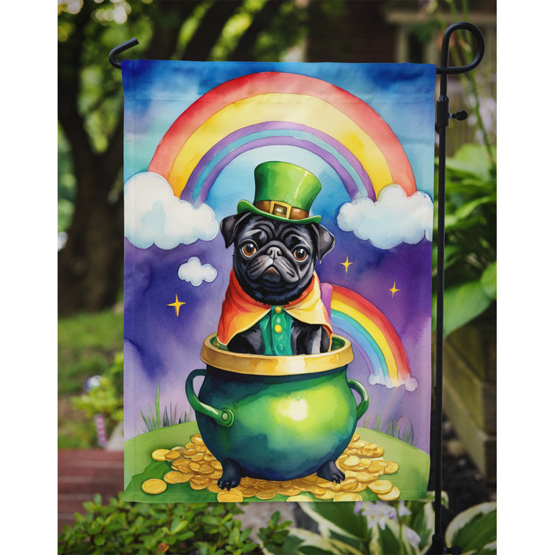 Double Sided 15.5'' H x 11.25'' W Polyester St Patrick's Day Garden Flag