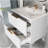 24 Inch White Bathroom Vanity Without Sink-826327188