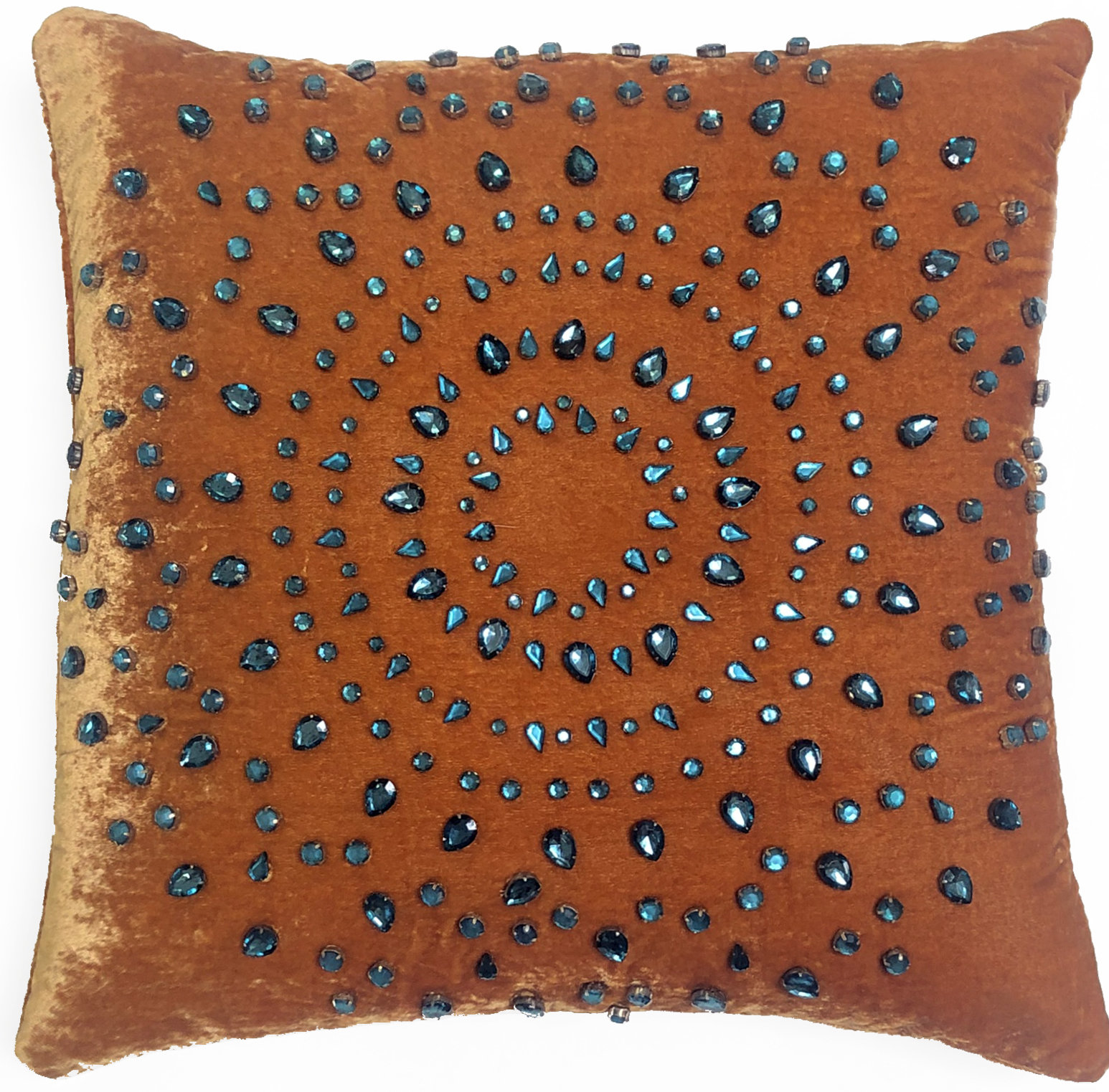 Keiskamma Natural White Linen & Silk Embroidered Throw Pillow