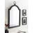 Chaunie Engineered Wood Arch Mirror