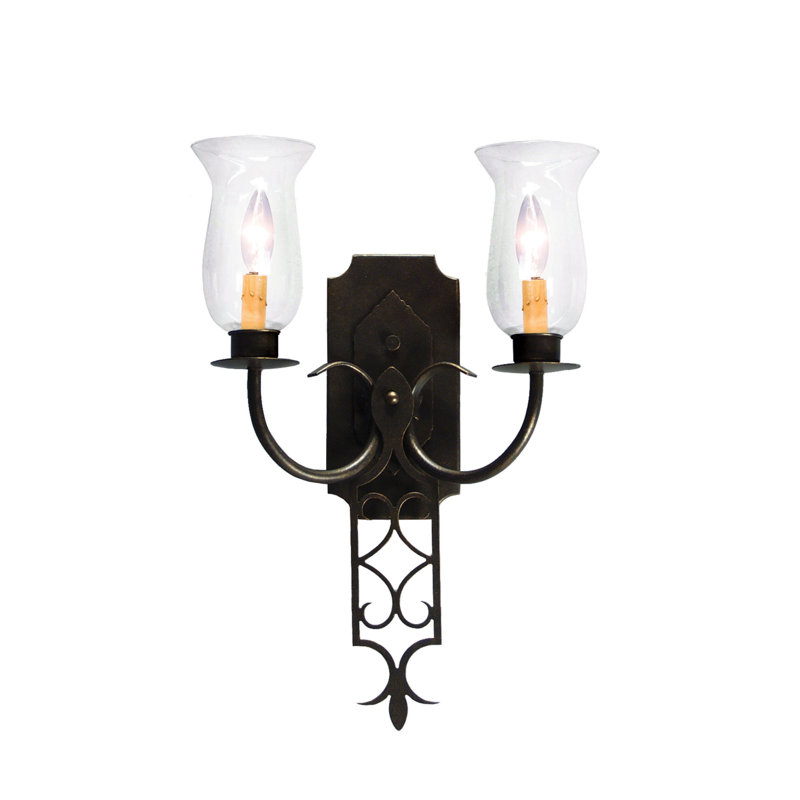 Applique murale à 2 lumières à intensité variable Gabrielle, Épice cajun, Peindre pour s'agencer