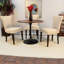 Table de salle à manger à piédestal de 36 po Livleen-70905123