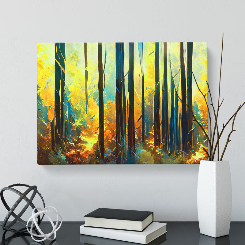 Forest In Abstract Vol.3 - Wrapped Canvas, 35cm H x 50cm W x 3cm D