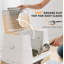 Cat Litter Box, Top And Side Entry Enclosed Litter Box With Flip Top