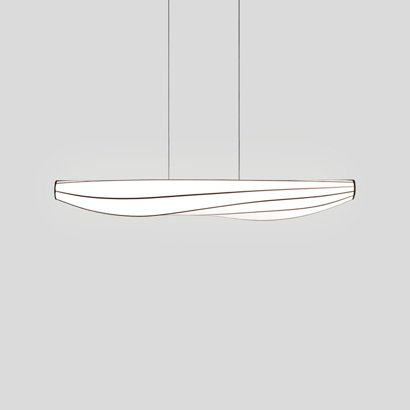 Lenis 1 - Light Pendant, 120V, 3500K, Walnut