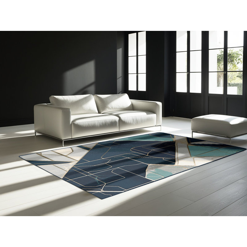 Starlight Rift Rug, Rectangle 2' x 3'