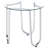 Dutton Chrome 3-piece Round Coffee Table Set