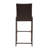 Outdoor  2  - Transitional Look, , Weather , Dark Brown/Grey, Black Iron 2Pcs Long-Lasting, 17.13"W X 19.72"D 43.03"H, 30.00" Seat Height, Frame, Assembly Required-1159422690