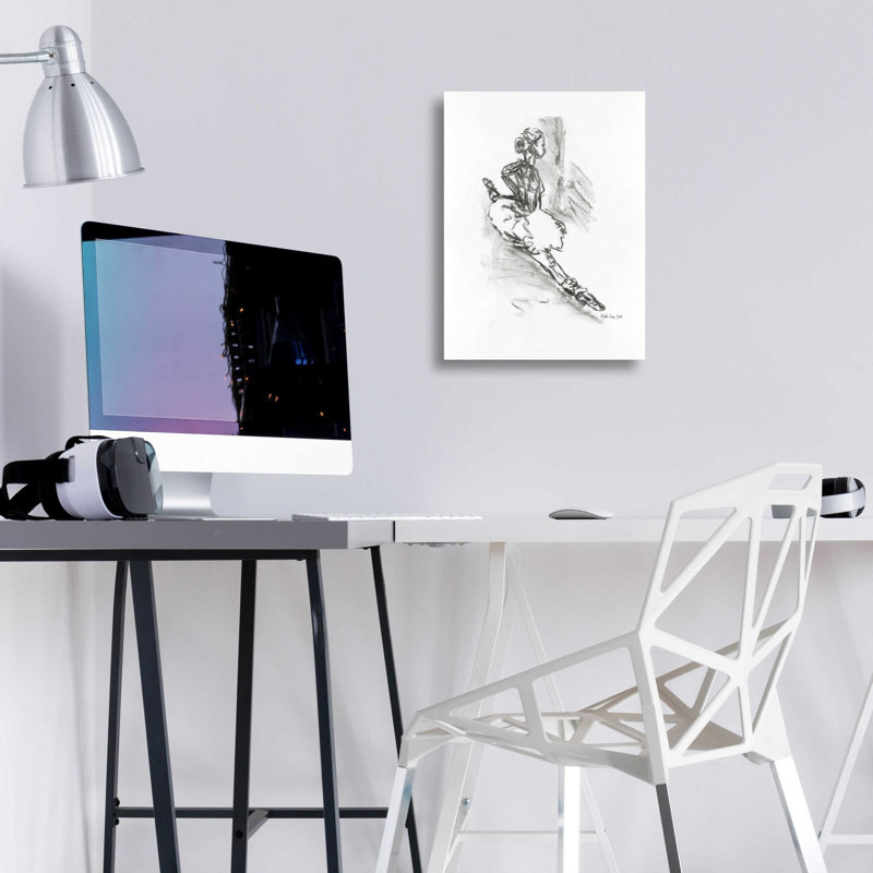 «Dance figure 6» par Stellar Design Studio, art mural en verre acrylique, H 16 po x l 12 po x P 0,13 po