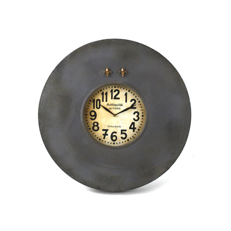 Antiquité de Paris Magnetic Metal Wall Clock
