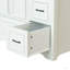 Meuble-lavabo 36 po avec lavabo simple, meuble-lavabo moderne sous le comptoir avec 2 portes à fermeture et 4 tiroirs l 35,8 po x P 19,7 po x H 35,4 po