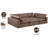 Holtzlander Upholstered U-Shaped Sectional Reversible-87141479
