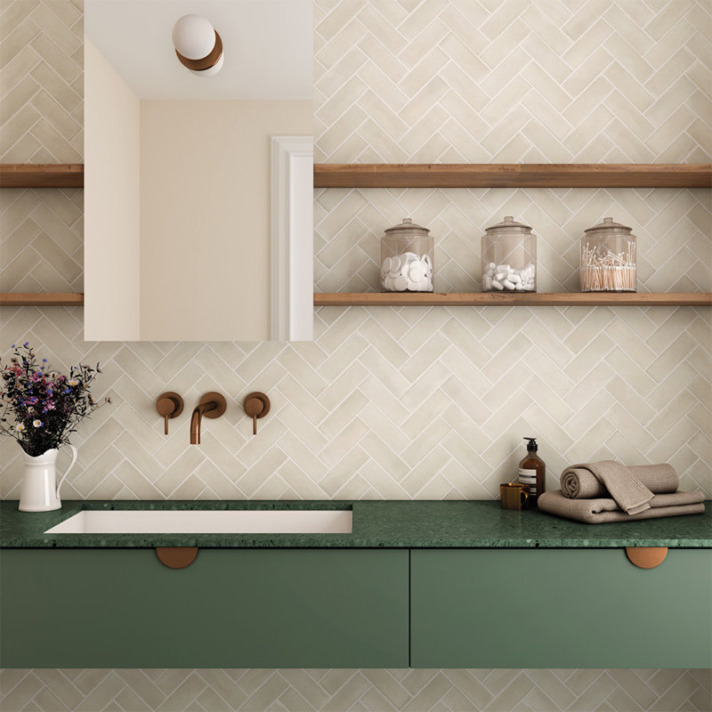 Carrelage mural en porcelaine Charm 2X6, Canevas