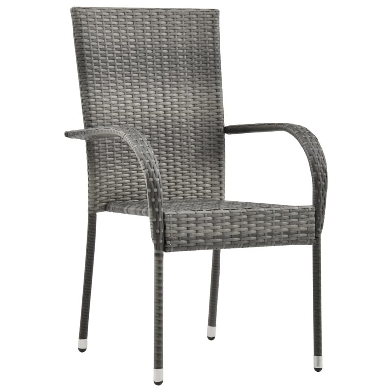 Rectangular 8 - Person Dining Set, Gray