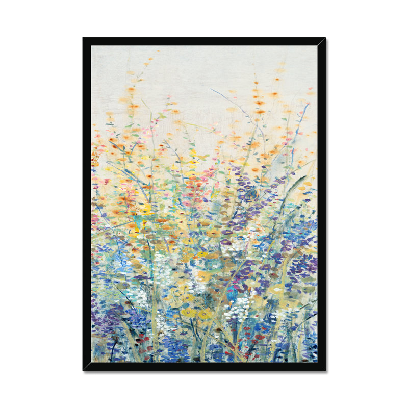 Wildflower Panel I by Timothy O' Toole - Wrapped Canvas Painting Print, Black Framed Paper Print, 50cm H x 34cm W