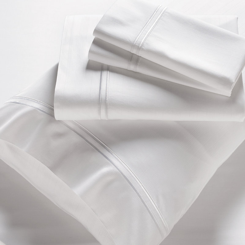 Sateen Sheet Set, White, King
