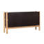 Buffet 4 portes Fawkes - Noir mat